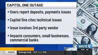 Users report issues with deposits, payments during Capital One outage