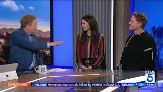 Victoria Justice and Toby Gad discuss their rendition of 'Big Girls Don't Cry' | KTLA 5 Interview