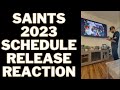 A Saints Fan Reaction to the 2023 NFL Schedule Release 😂