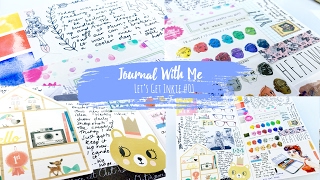 Journal With Me #01 ~ Traveler's Notebook + + + LET'S GET INKIE