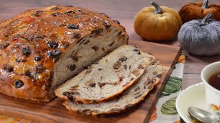 Traditional Irish Barmbrack with Yeast