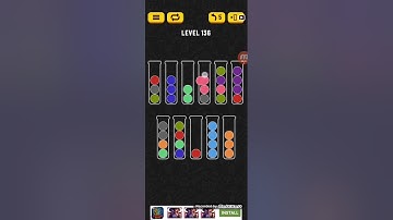 Ball Sort Puzzle Level 136 Walkthrough