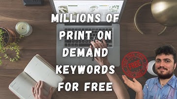 FREE AHREFS AND SEMRUSH ALTERNATIVE FOR REDBUBBLE AND PRINT ON DEMAND KEYWORDS