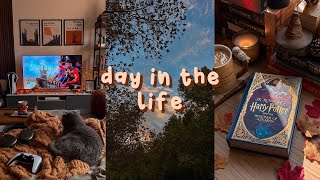 a cozy weekend | galaxy z fold 5 unboxing, baking cookies, marvel's spiderman 2 🍁🕯️🪵 ✨