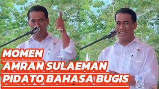MOMEN AMRAN SULAEMAN MENTERI PERTANIAN PIDATO PAKAI BAHASA BUGIS DI KOLAKA