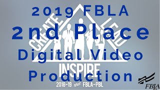 2019 Digital Video Production, 2nd Place