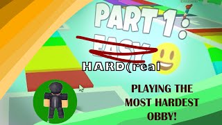 "BRO THINKS ITS THE HARDEST OBBY💀"| "ROBLOX