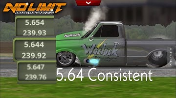 No Limit Drag Racing 2.0 tune 5.64 nitrous C10 (1.6.6) #nolimitdragracing2