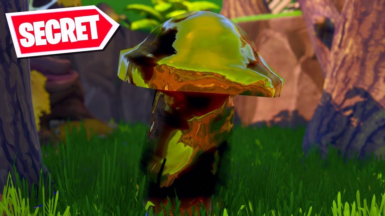 So I Found A GOLDEN MUSHROOM in Fortnite!!! YouTube