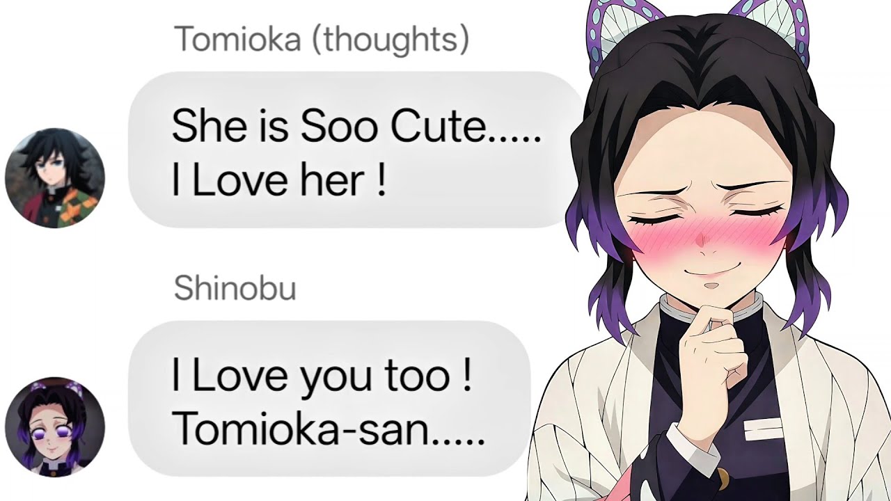 If Shinobu can hear Tomioka's mind | Demon Slayer discord server 