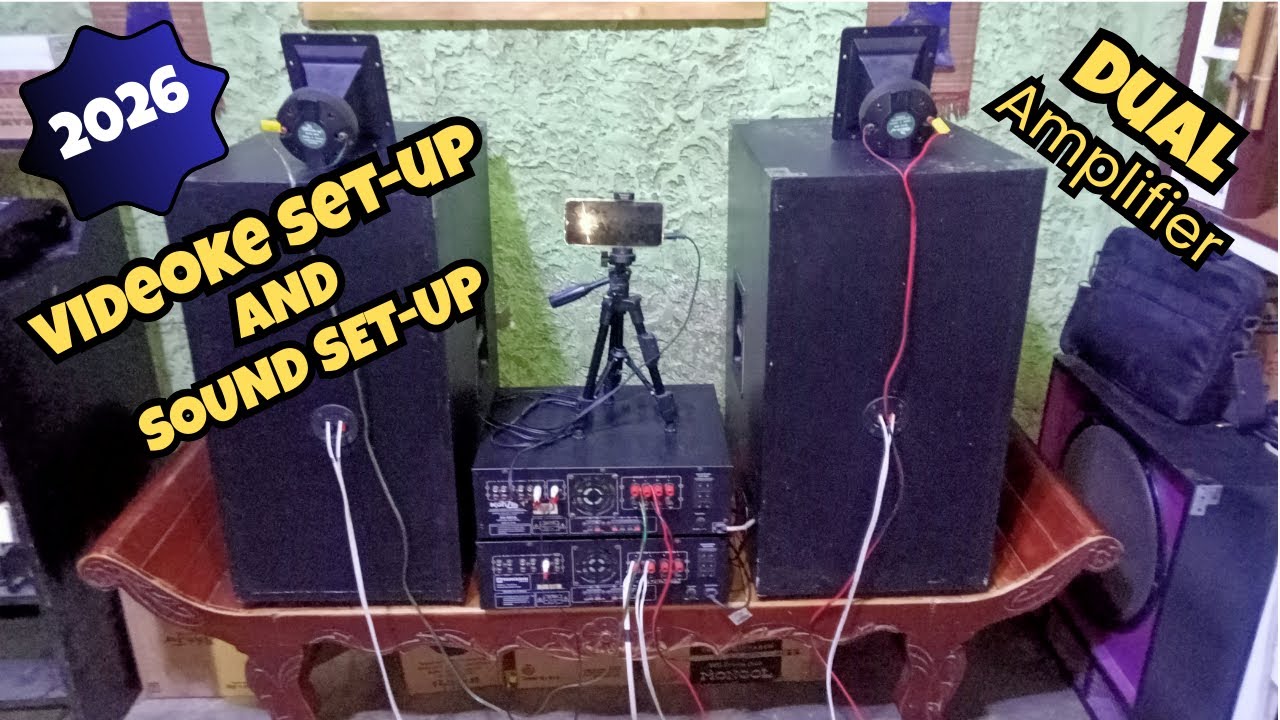 2026 Videoke and Sound Set-up | Dual Integrated Amplifier | Simpleng Set-up na malupit