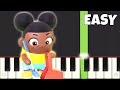 What the - EASY Piano Tutorial - Amanda the Adventurer Animation