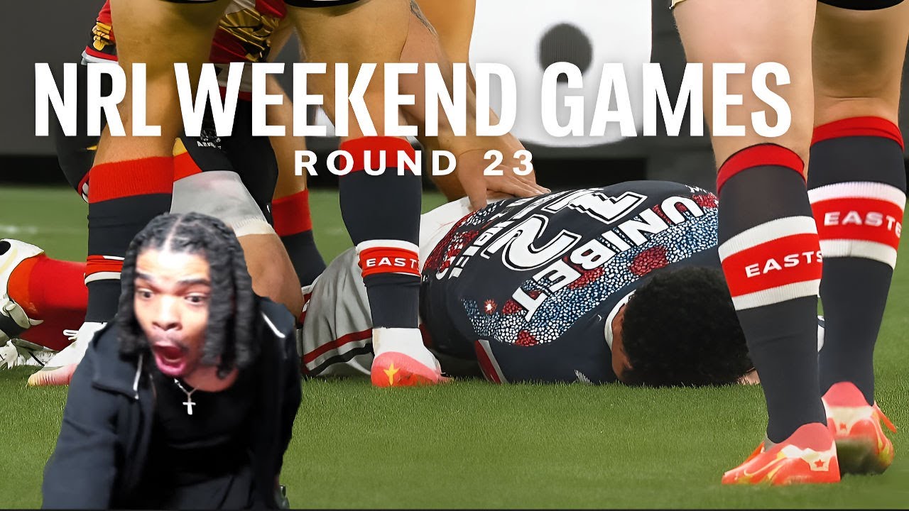 They Was Fighting & He Went To SLEEP!! NRL Round 23 Weekend Games! 2025 (Dolphins Fan)