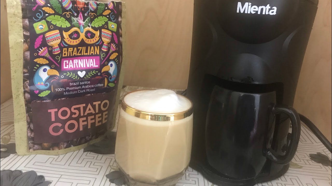 اجمل قهوة باللبن باستخدام ماكينة ميانتا - YouTube