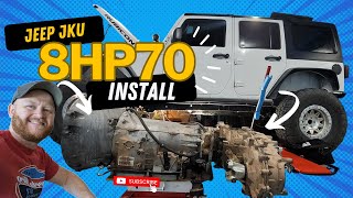 How To Install an 8hp70 in a Jeep Wrangler! (JKU)