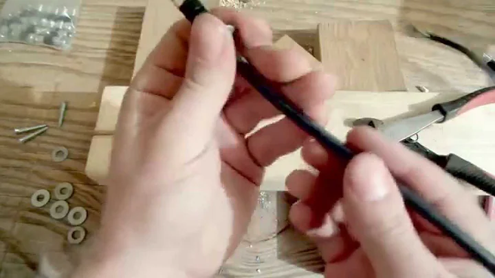 Attaching a coaxial connector WITHOUT special tools! Quick method