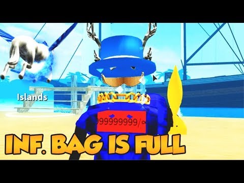 Filling The Inf Bag Almost Done Treasure Hunt Simulator Youtube - roblox treasure hunt simulator redeem codes how to get 90000 robux