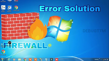 Windows Firewall | How to fix Firewall failed | Firewall won