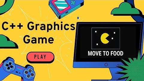 Pacman Game,C++ game