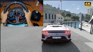 Ferrari 812 Competizione Aperta - Realistic POV Driving & 830 HP in 4K | Logitech G29 | BeamNG.drive