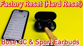 Bose QC & Sports Earbuds: How to Factory Reset (Hard Reset) | Fix Problems screenshot 2