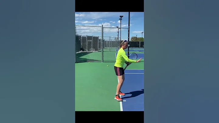Tennis Forehand: How to create Topspin. Link to full video below #shorts
