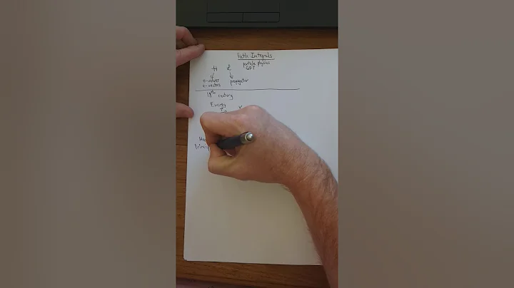 QM section 3 introduction to path integrals 1