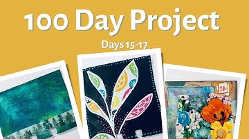 100 Day Project- Memory Dex cards- Days 15-17 #100dayproject #the100dayproject #mixedmedia