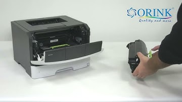 How to replace Lexmark MS310 toner