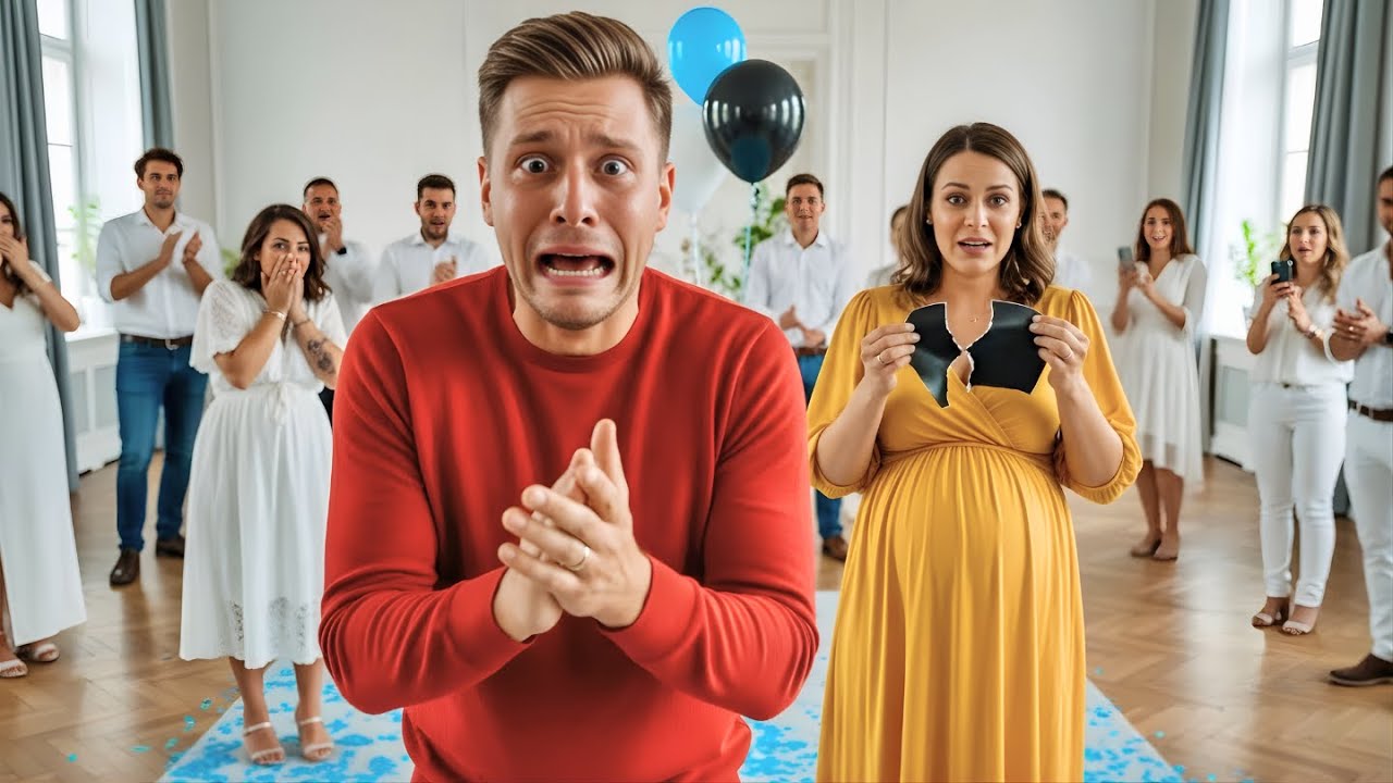NO CHÁ REVELAÇÃO, ELE APLAUDIU SORRINDO — ATÉ VER QUE A COR DO BALÃO NÃO ERA A QUE ELE QUERIA