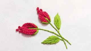 Beautiful Flower Embroidery Design | Hand Embroidery For Beginners | Embroidery |