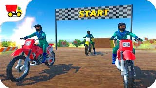 Bike Racing Games - Dirt Bike Race Wars Stunt 3D - Gameplay Android free games screenshot 1