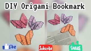 How To Make Diy Origami Butterfly Bookmarkstep By Step Crafty B