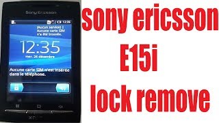 SONY ERICSSON E15I LOCK REMOVE RESET CODE screenshot 5