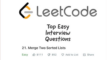 Leetcode - Merge Two Sorted Lists (Facebook Interview Question)