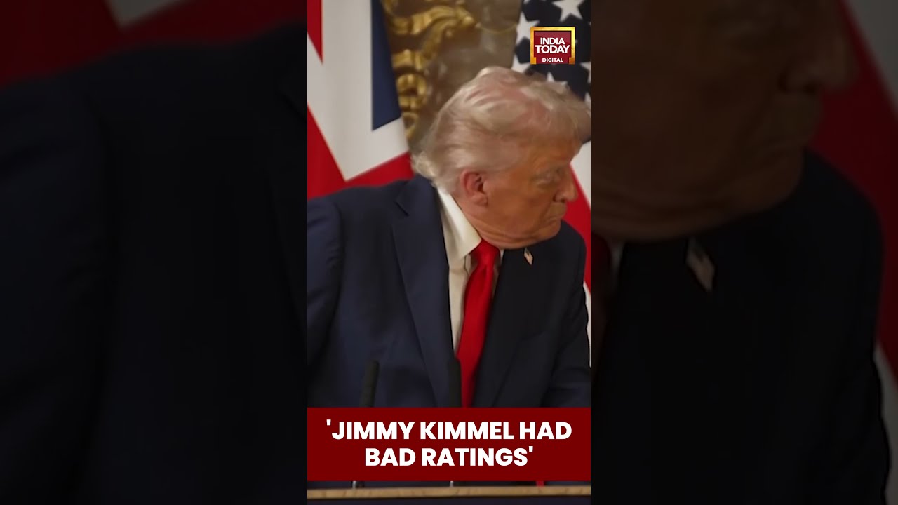 US President Donald Trump On Jimmy Kimmel Suspension Shorts Jimmykimmel Charliekirk