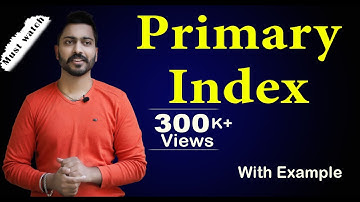 Lec-97: Primary Index With Example | GATE, PSU and UGC NET | DBMS