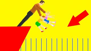 картинка: КАК ВЫЖИТЬ? БЕЗУМНЫЙ МУЖИК СКИНУЛ НА ОСТРЫЕ ШИПЫ! САМЫЙ УГАРНЫЙ УРОВЕНЬ В ХЭППИ ВИЛС (Happy Wheels)