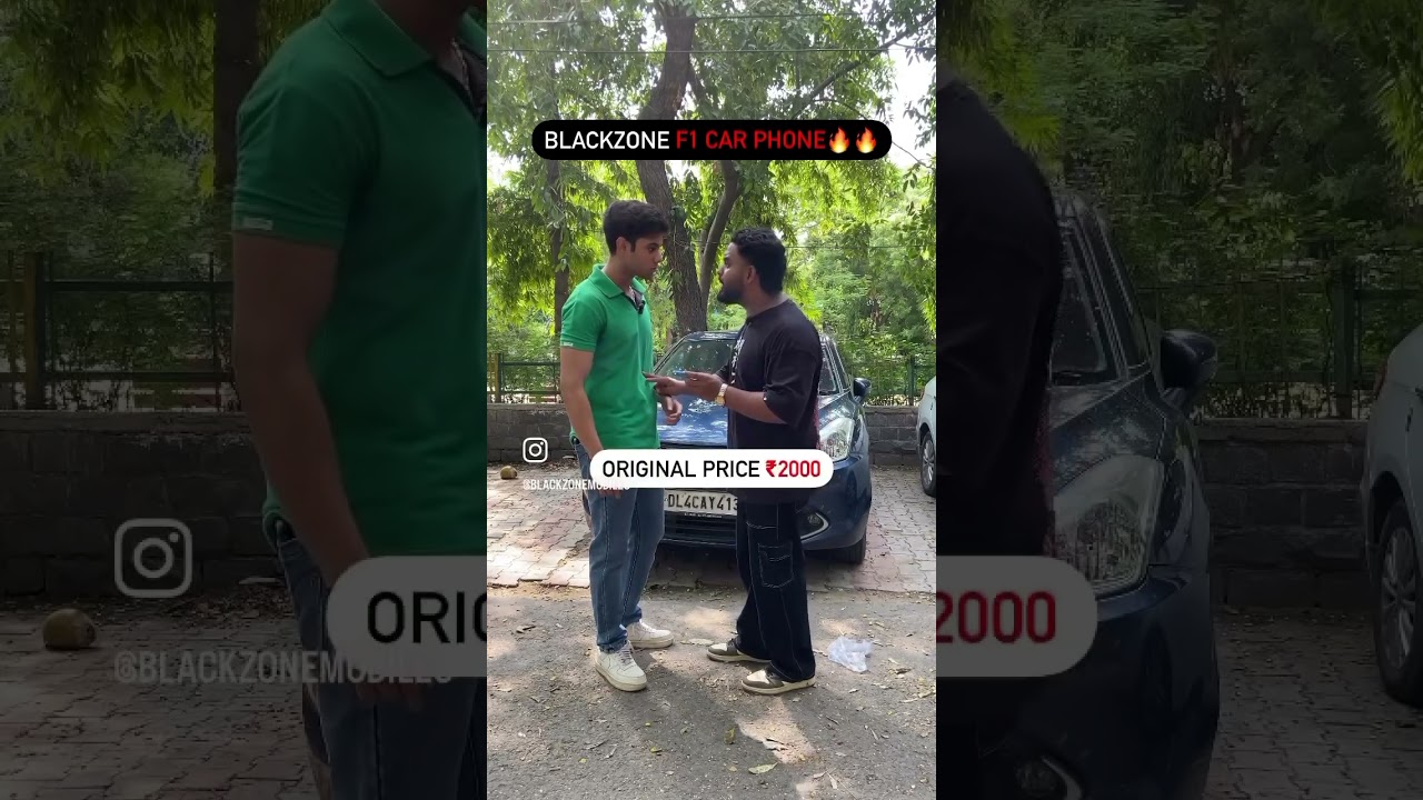 Unveiling “The Blackzone Eco X” car phone.