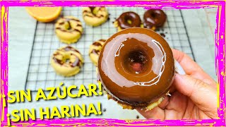 🍩🍊Descubre estos DONUTS DE NARANJA SALUDABLES💚SIN AZÚCAR y SIN HARINA 👉 En 3 MINUTOS❗❗