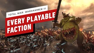 Every Playable Faction in Total War: Warhammer III