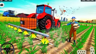 Offroad Farming Tractor Transporter Simulator 2021 - Android gameplay screenshot 4