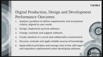 Getting to know the Specification: Digital Production T Level (Occupational Specialist) | 2022