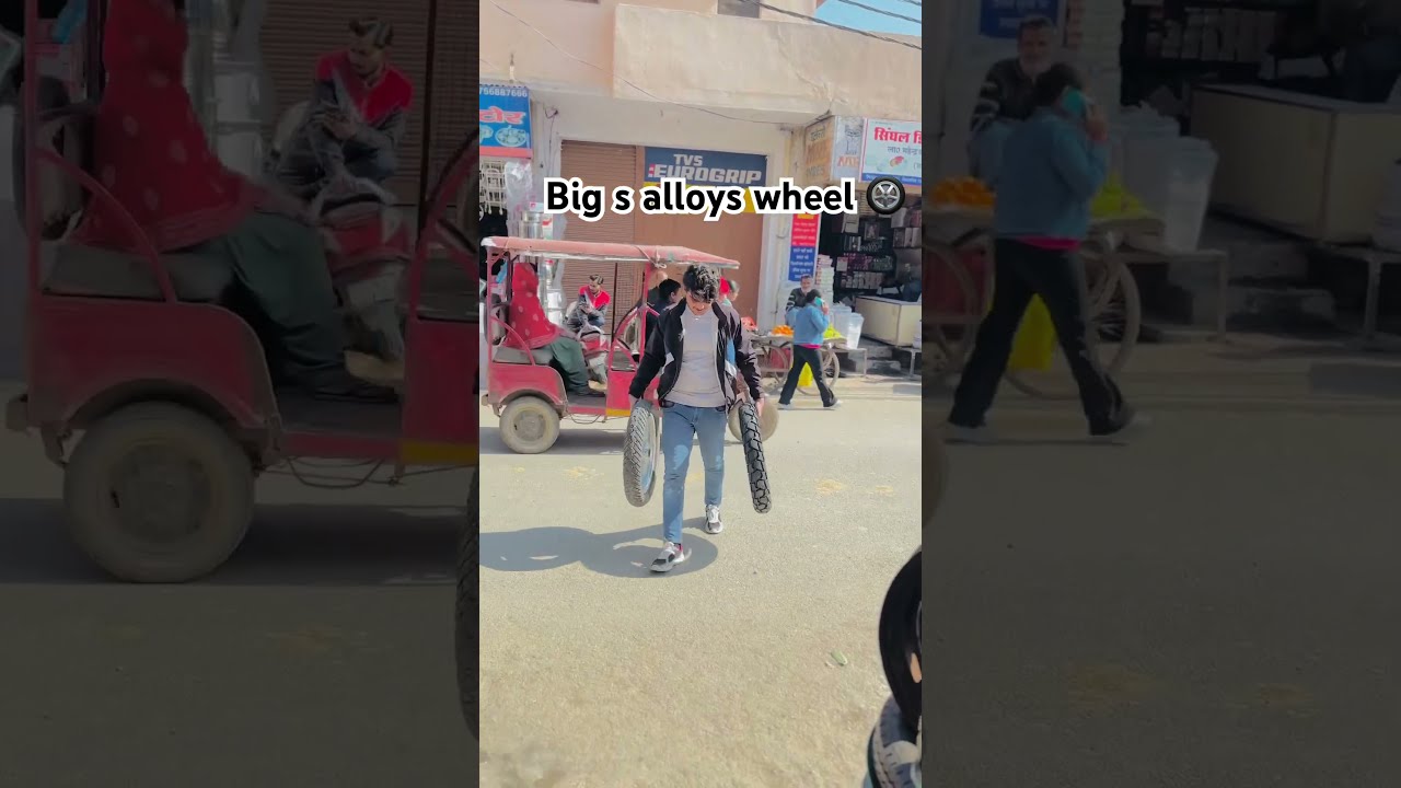 Big S Alloy Wheel Viralvideo Splendor Modification Viralshort Viralshorts