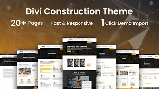 Construction Intro Video - Divi Awesome