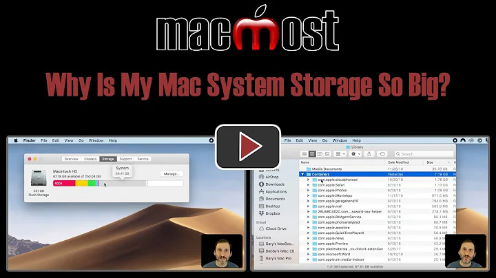 Why Is My Mac System Storage So Big? (MacMost #1808)