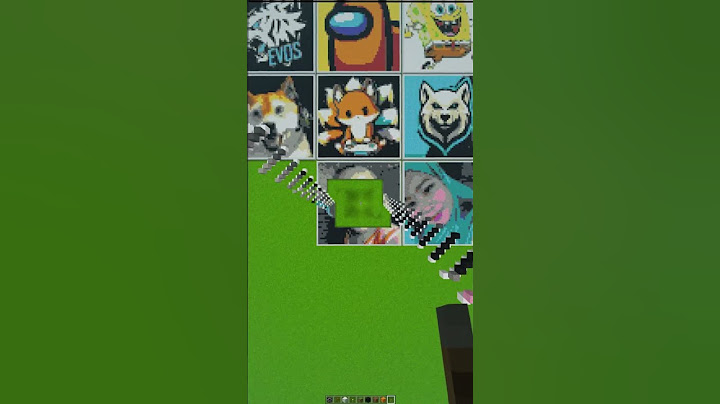 68* Minecraft Pixel Art DJ effect ON #shorts #minecraft #satisfying