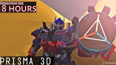 I made transformers animation on Mobile [Prisma 3d]