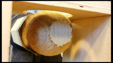 Quick & dirty lathe balls: holesaw and sander jigs