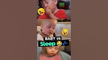 Babies vs Sleep 😂💤 #funny  #funnyvideos  #hilariousfails #baby